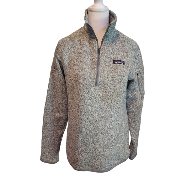 Patagonia | Sweaters | Euc Patagonia Better Sweater 4 Zip Fleece Embroidered  Company | Poshmark
